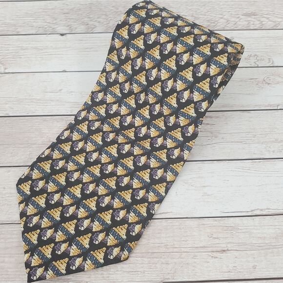 J. Garcia Tie 100% Silk Stonehenge Ltd - Picture 1 of 6